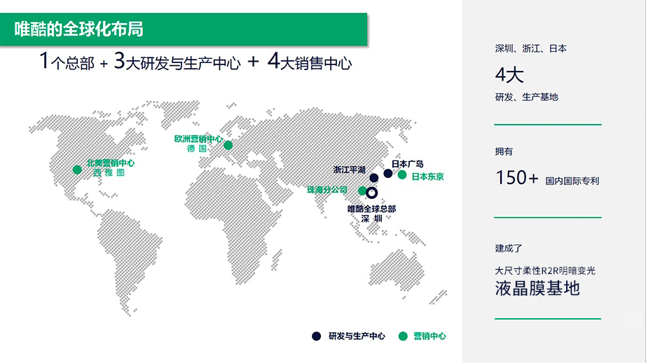 唯酷的全球化布局